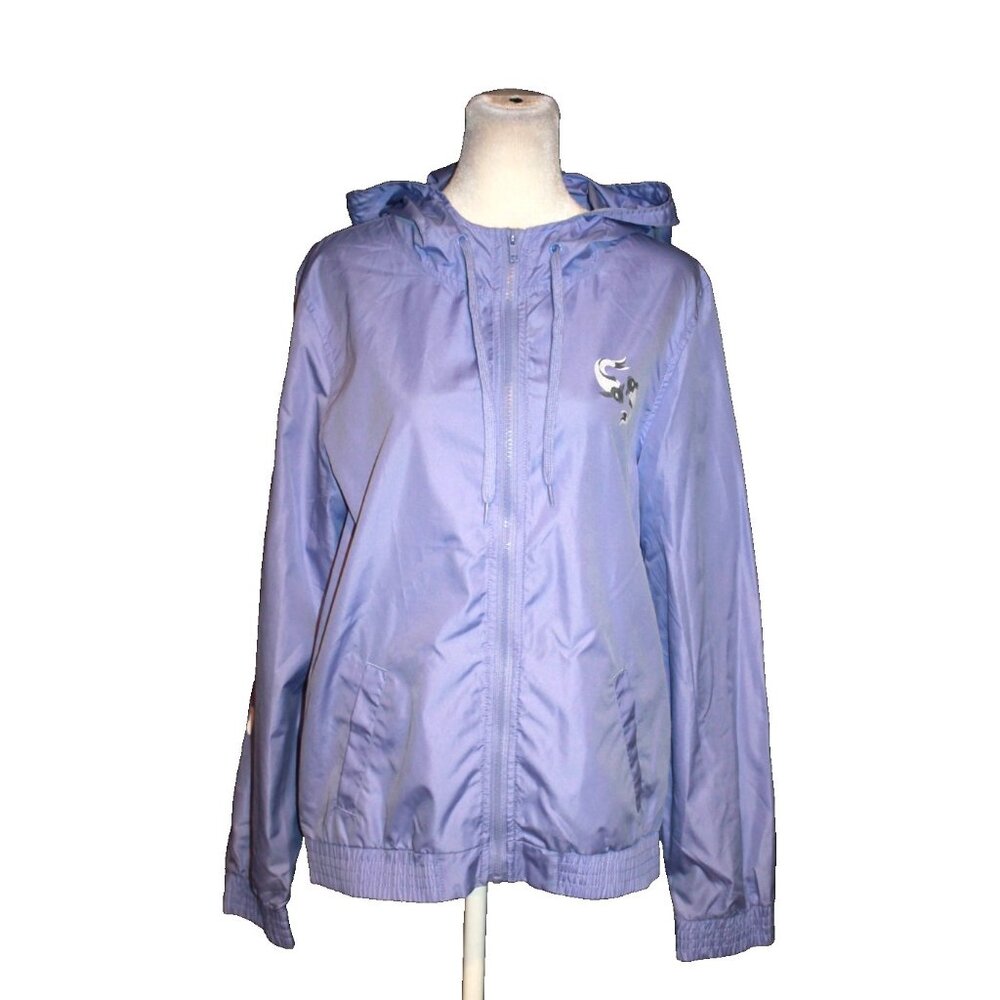 Empyre Lightweight Windbreaker Jacket Full Zip Lavender Purple Women's Size L